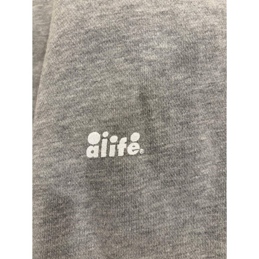 ALIFE x Crack "Wolfpack" Embroidered Hoodie‎ Gray Men's Size Large EUC - Picture 4 of 11